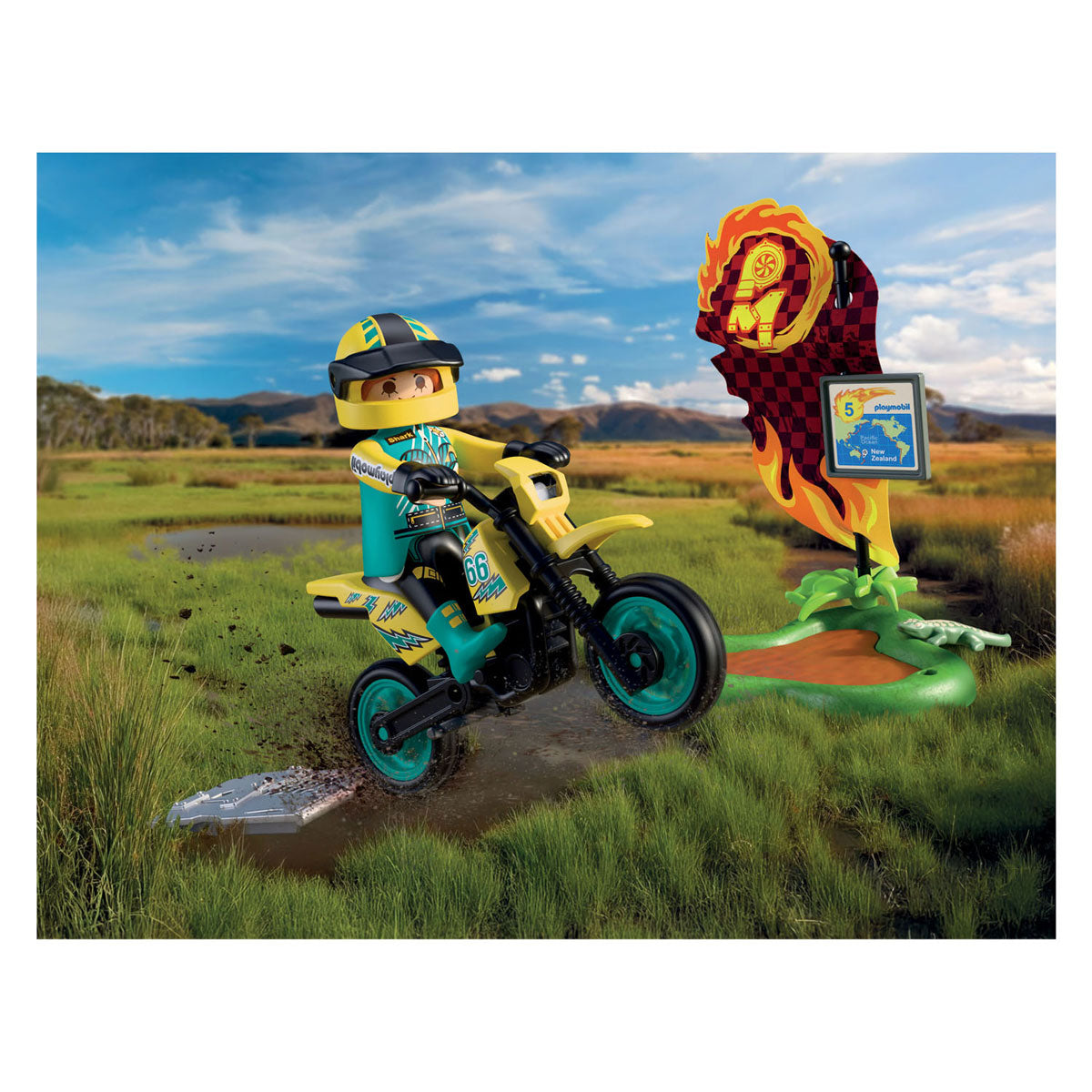 Playmobil coches moto todoterreno - 72065
