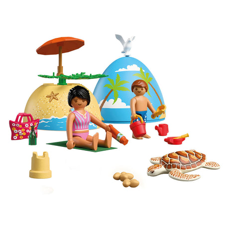 Playmobil speel-ei strandvakantie - 72101