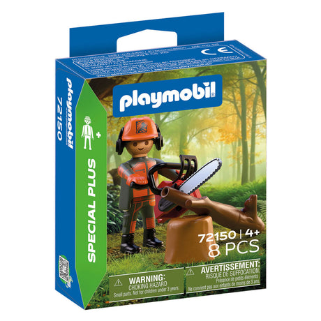 Playmobil specials houthakker met kettingzaag - 72150