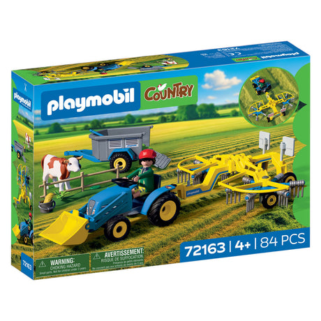 Playmobil country kleine tractor met hooimaaier - 72163