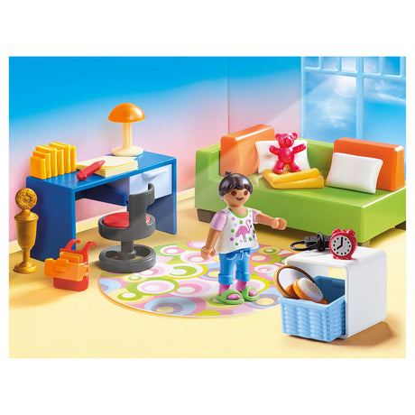 Casa de muñecas Playmobil habitación infantil con sofá cama - 70209