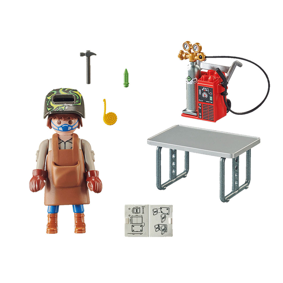 Playmobil especiales soldador con equipo - 70597