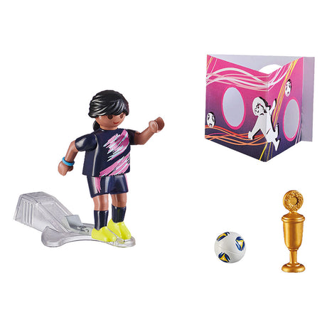 Playmobil especiales futbolista con portería - 70875