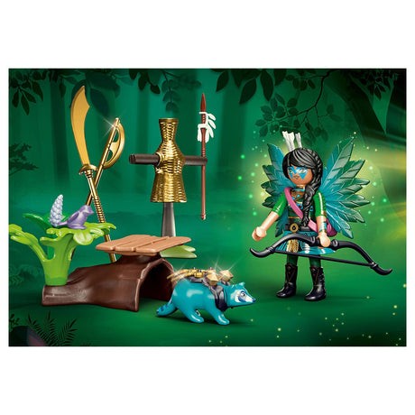 Playmobil Ayuma Starter Set Hada Caballero con Mapache - 70905