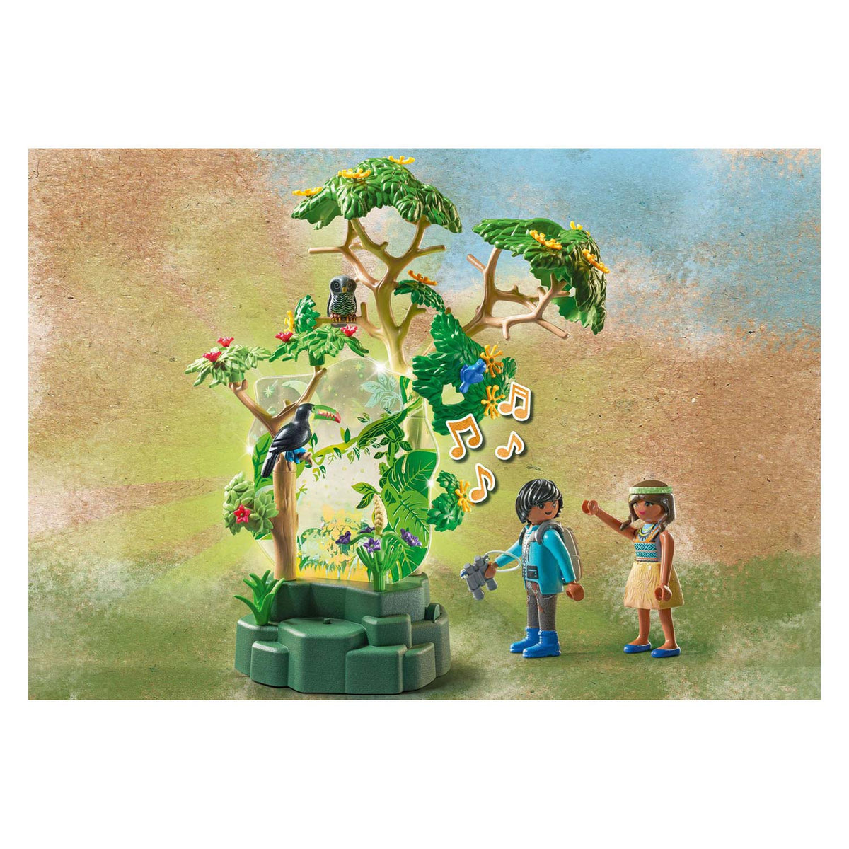 PlayMobil Wiltopia Night Light Rainforest 71009