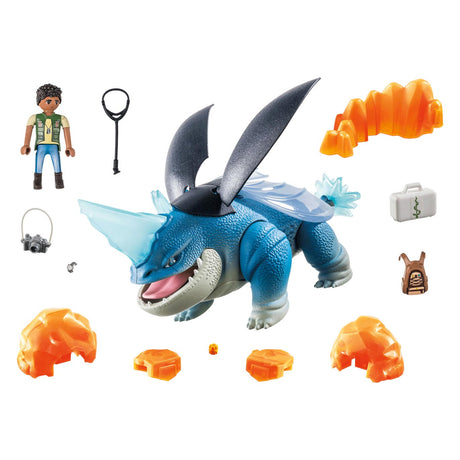 Playmobil dragones: los nueve reinos cuerno de arado d'angelo - 71082