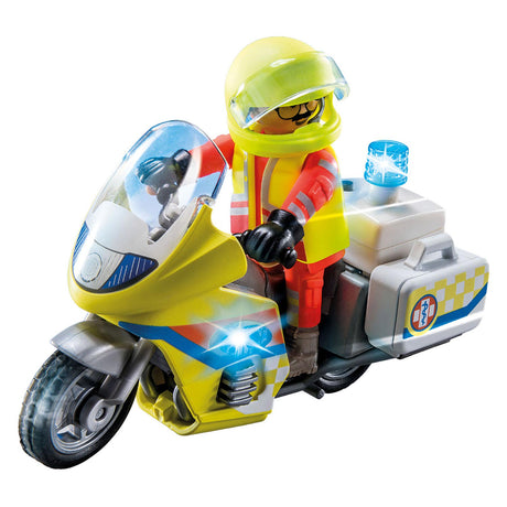 Playmobil 71205 Moto de emergencia con luz intermitente
