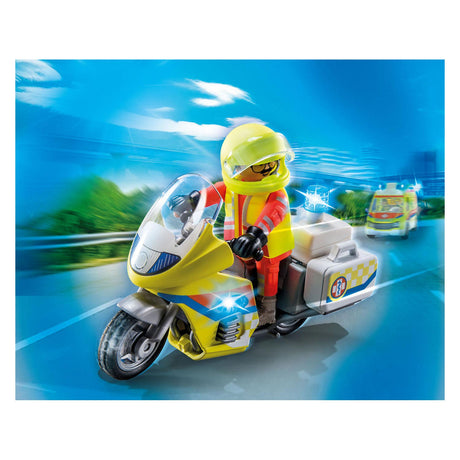 Playmobil 71205 Moto de emergencia con luz intermitente
