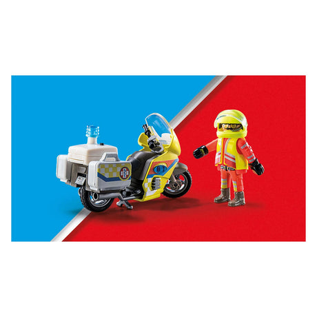 Playmobil 71205 Moto de emergencia con luz intermitente