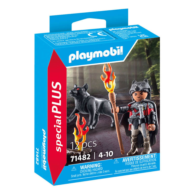 PlayMobil Specials Krijger con Wolf 71482