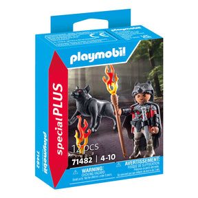 PlayMobil Specials Krijger con Wolf 71482