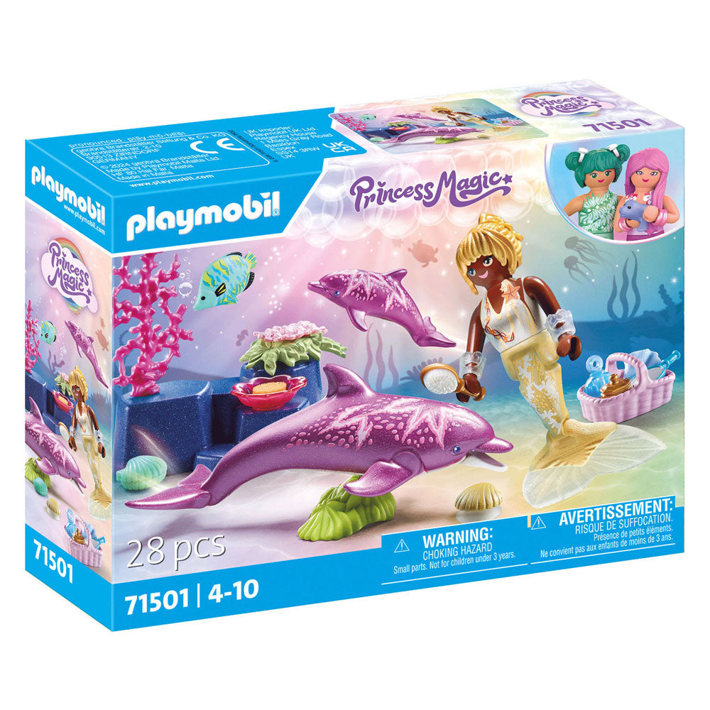 PlayMobil Princess Magic Sirenía con delfines - 71501