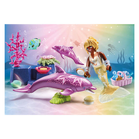 PlayMobil Princess Magic Sirenía con delfines - 71501