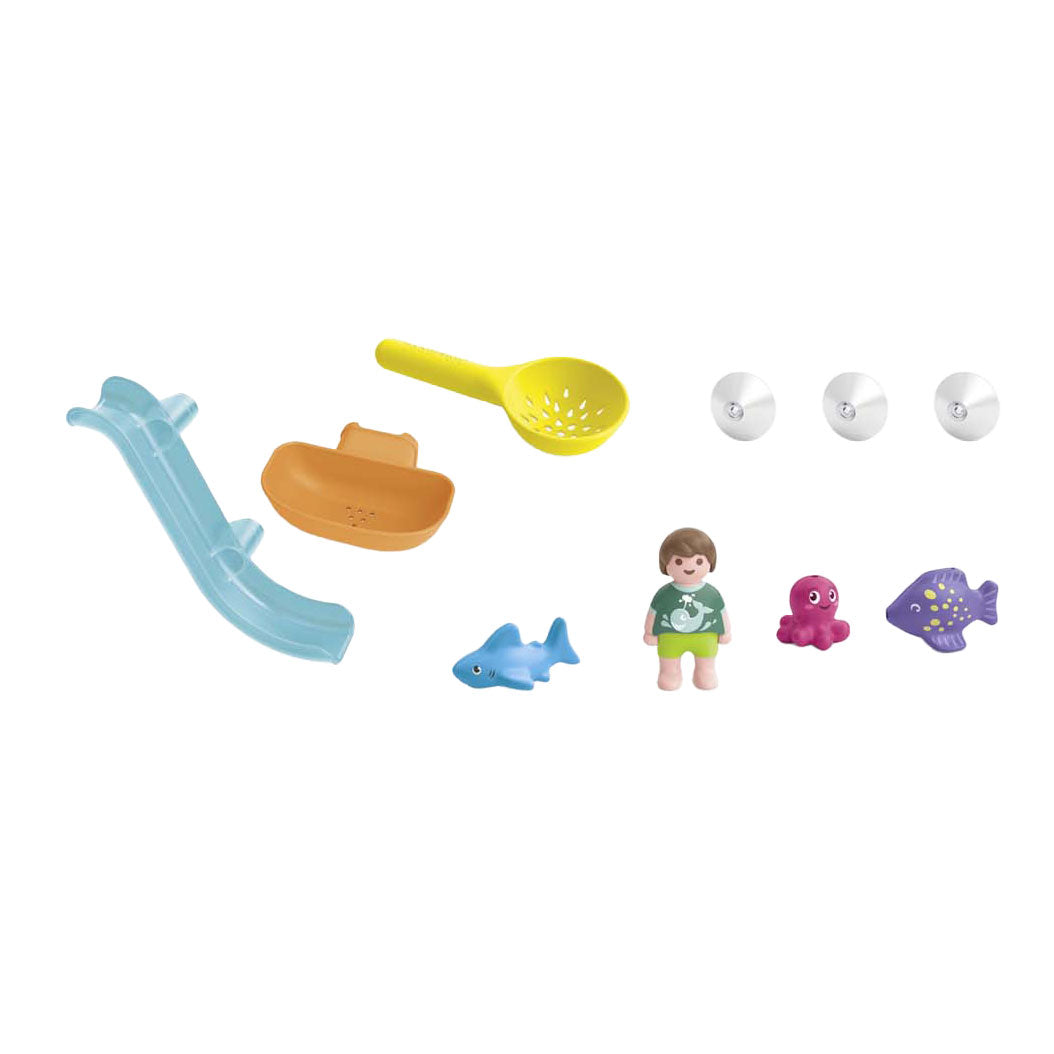 Playmobil junior pesca acuática divertida con animales marinos - 71689