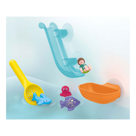 Playmobil junior pesca acuática divertida con animales marinos - 71689