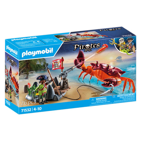 Los piratas de Playmobil luchan contra el cangrejo gigante - 71532