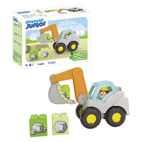 Playmobil 71684 Retroexcavadora Junior