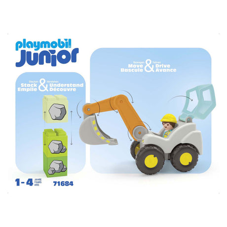 Playmobil 71684 Retroexcavadora Junior