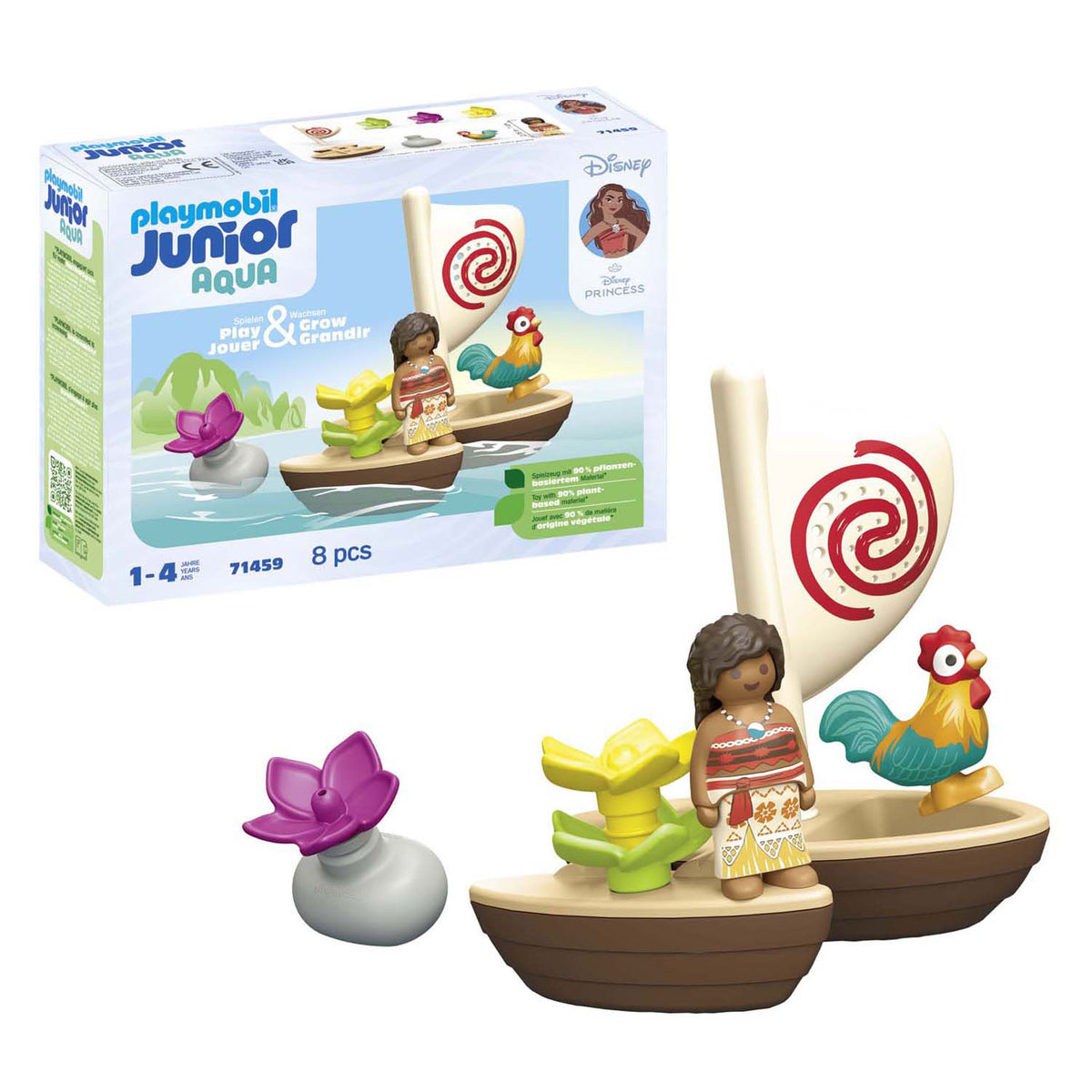 Playmobil junior catamarán disney vaiana - 71459