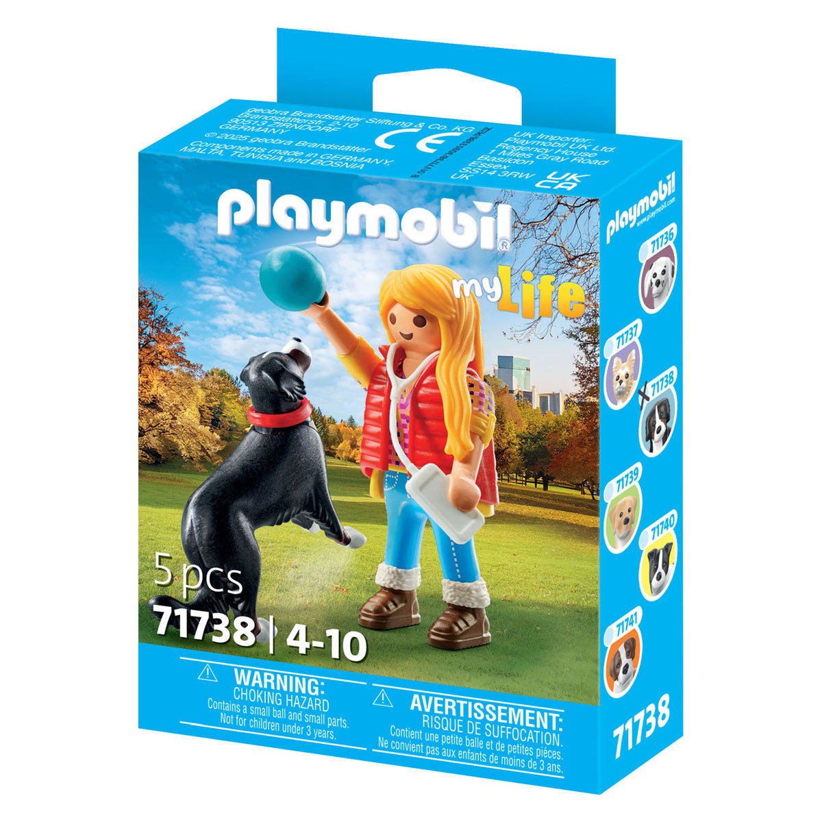 Playmobil 71738 Mujer con perro de montaña