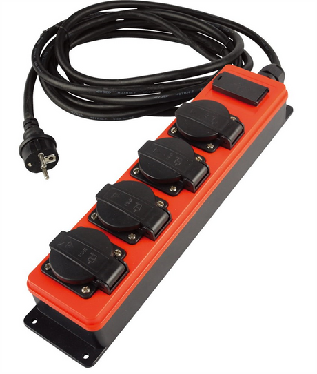 Toma de mesa Qwattpro 4-v RA y USB 5mtr 3x2.5