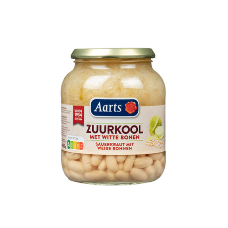 Vaso de judías blancas con chucrut Aarts (6x 720ml)