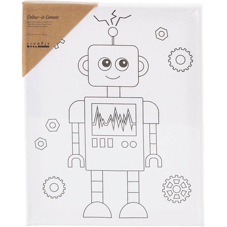 Empresa creativa https: www.cchobby.nl pintor-lienzo-con-impresión-robot-d-1-6-cm-dimensiones-24x30-cm-360-gr-1-pieza