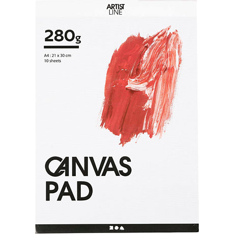 Empresa creativa https: www.cchobby.nl canvas-block-a4-sheet-210x297-mm-280-gr-white-10-sheet-1-piece