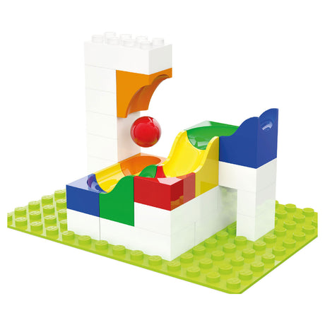 Juego de extensión de pista de mármol Hubelino catapulta - 41 uds.
