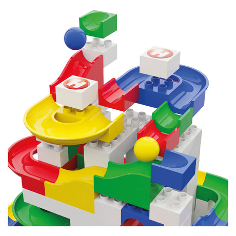 Juego básico de rieles de mármol Hubelino - 123 piezas.