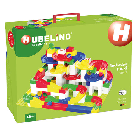 Juego de construcción maxi pista de mármol Hubelino - 213 piezas.