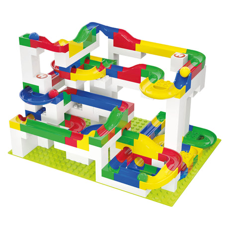 Juego de construcción maxi pista de mármol Hubelino - 213 piezas.