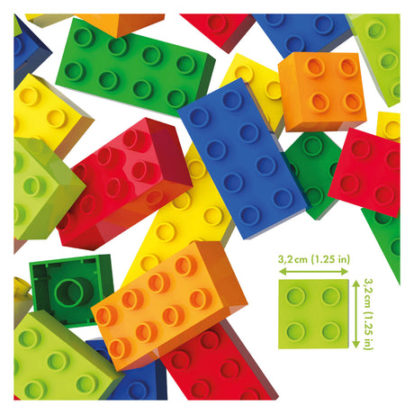 Juego de bloques de construcción Hubelino - 120 piezas.