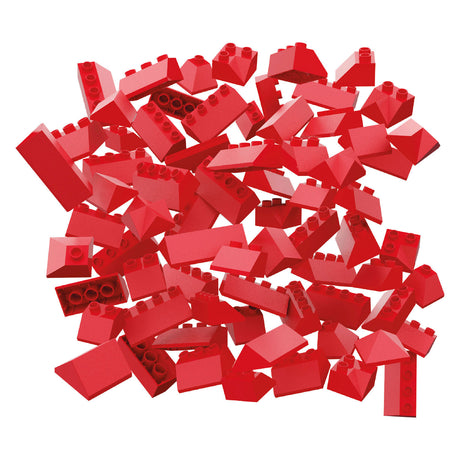 Juego de bloques de construcción para tejas Hubelino - 124 piezas.