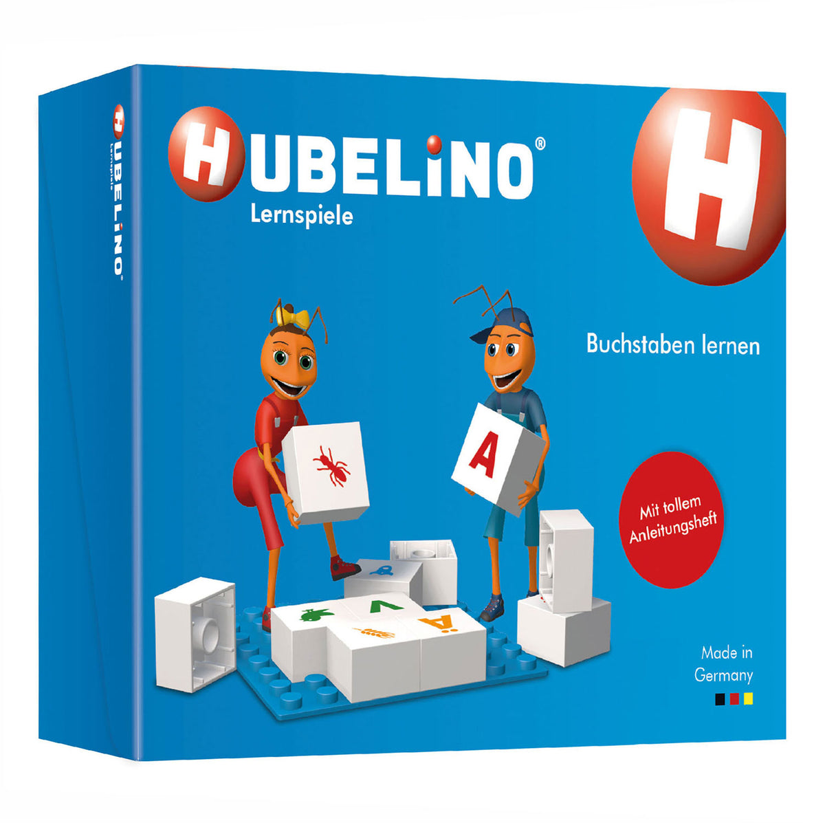Letras de Hubelino aprenden bloques de aprendizaje, 85dlg.