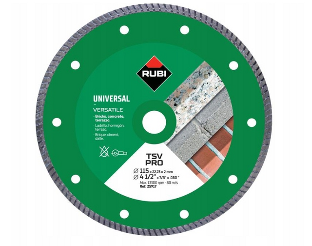 Rubi diamantschild tsv 115 pro