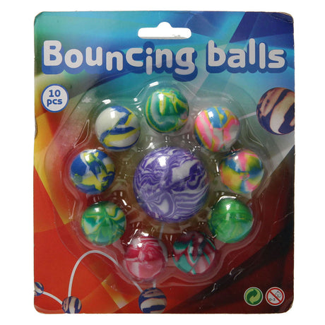 Johntoy pelotas saltarinas Summer Fun, 10 uds.