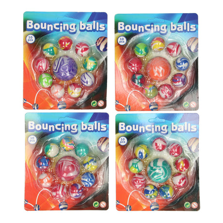 Johntoy pelotas saltarinas Summer Fun, 10 uds.