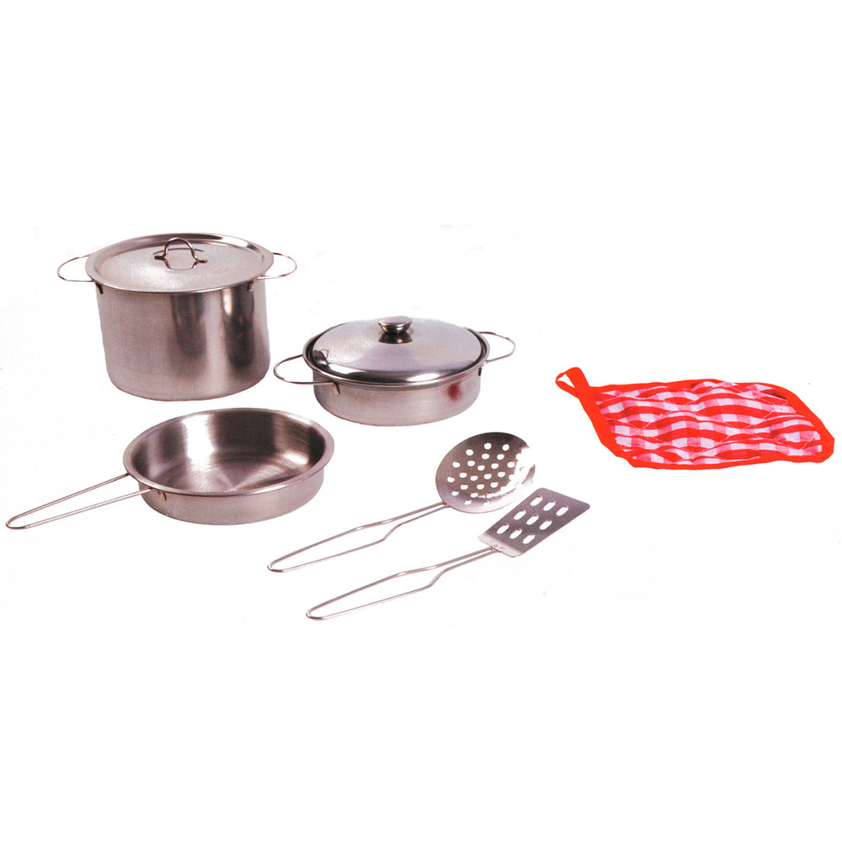 Juego de sartenes de cocina para el hogar Johntoy, 8 piezas.