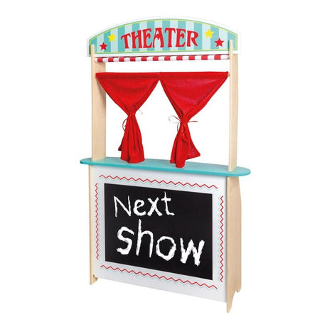 Teatro y tienda de madera Jouéco 2 en 1 - con accesorios - a partir de 3 años