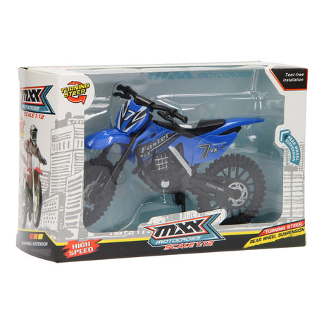 Moto Johntoy con suspensión trasera.