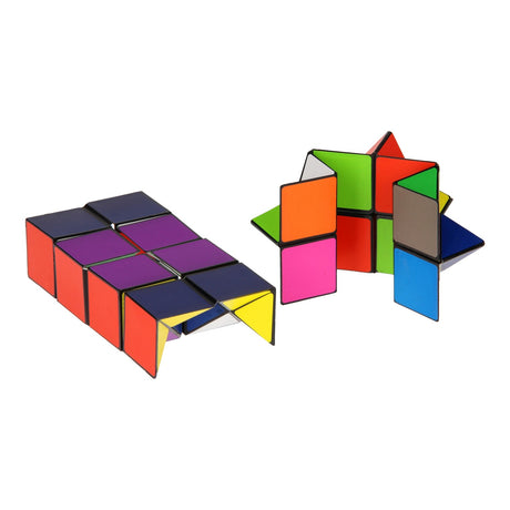 Cubo mágico Johntoy plegable, 2 uds.