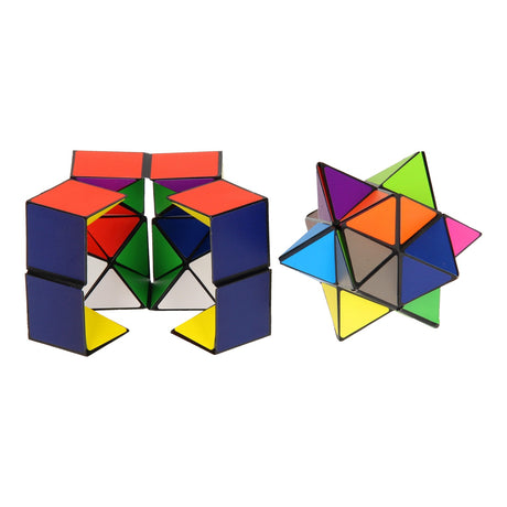 Cubo mágico Johntoy plegable, 2 uds.