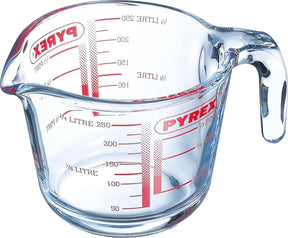 Vaso medidor Pyrex vidrio 250ml ã˜9cm