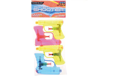 Johntoy john toy pistola de agua paquete de 4 ± 11cm