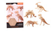 Johntoy john toy rompecabezas de dinosaurio 3D de madera