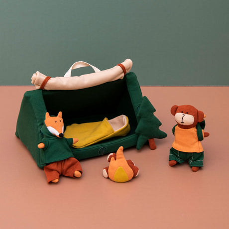Ecoiffier abrick trixie mundo de marionetas l - camping