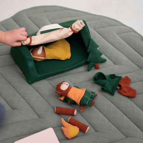Ecoiffier abrick trixie mundo de marionetas l - camping