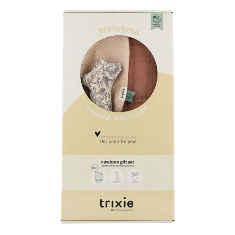 Trixie caja regalo recién nacido m - hojas preciosas