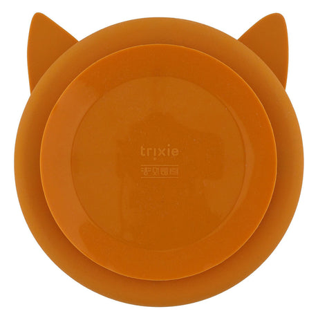 Trixie plato de silicona con compartimentos y ventosa - mr. zorro